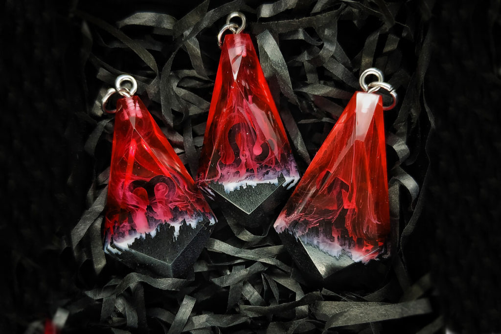 resin for jewelry red