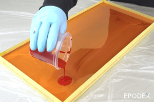 epoxy terra orange traffic red