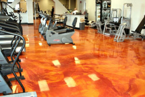 epoxy flooring terra orange verkehrsrot