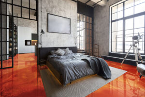 epoxy flooring epoxy floor terra orange traffic red