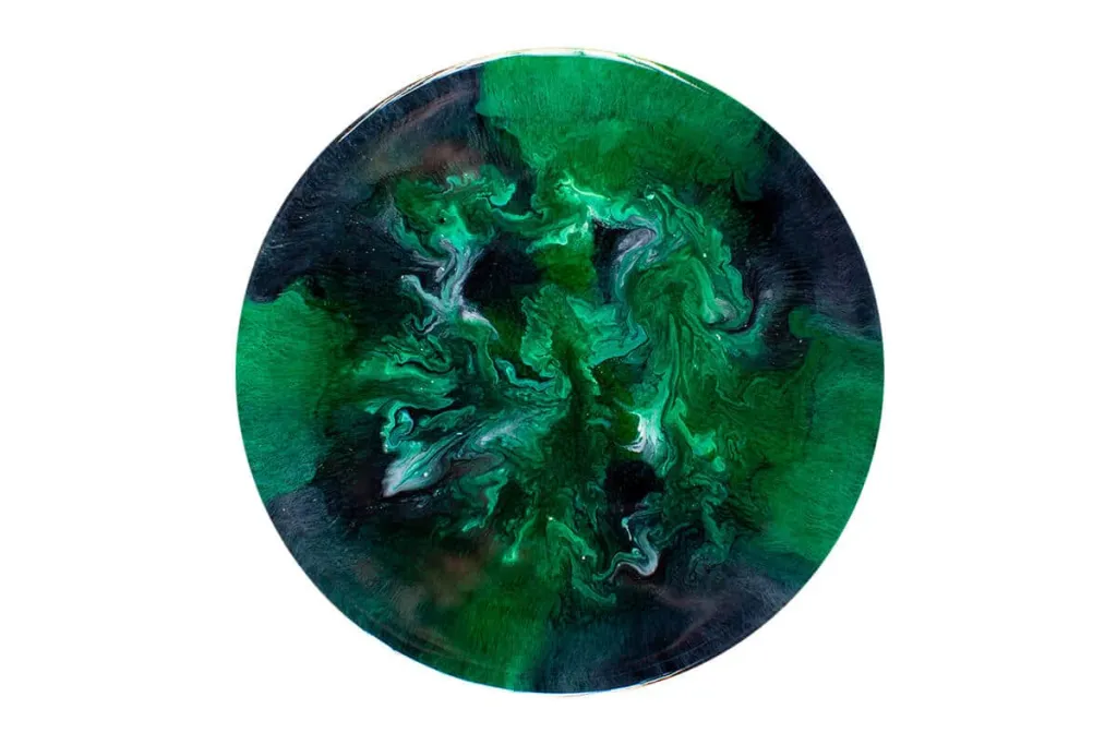 Alcohol ink Resin dye malachit