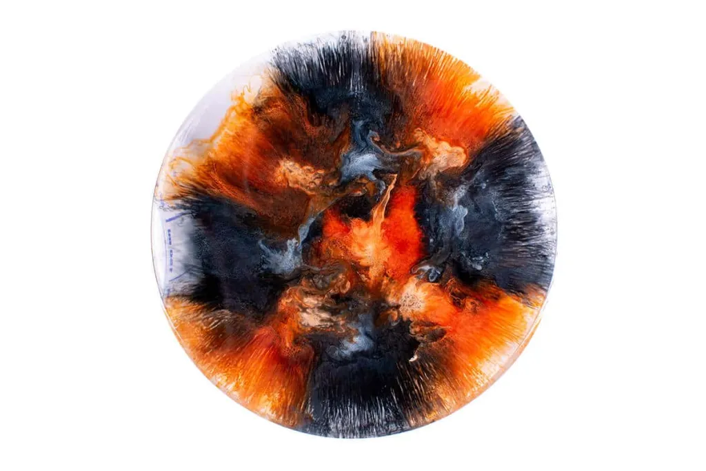 Alcohol ink Resin dye orange