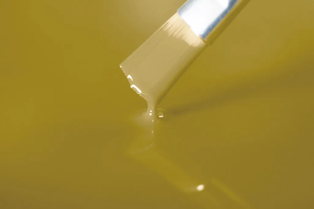 Epoxy Resin pouring resin RAL ochre yellow
