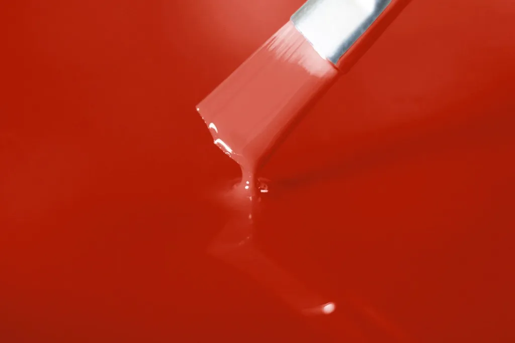 Epoxy Resin pouring resin RAL traffic red