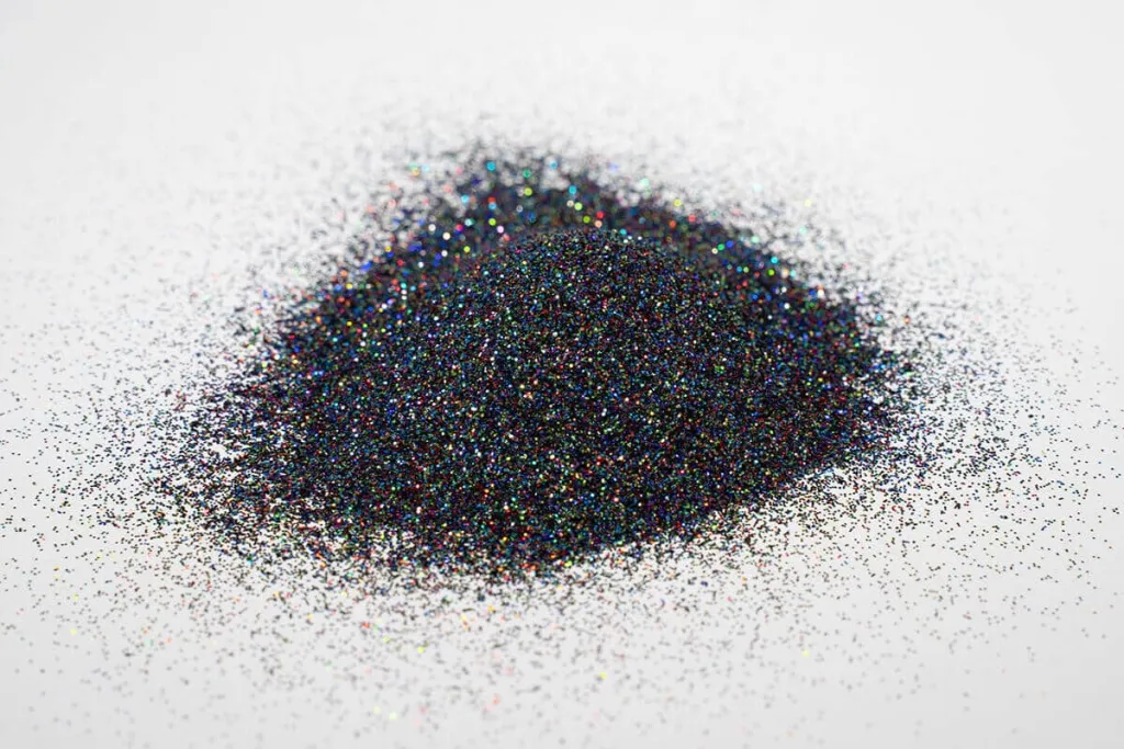 Glitter Paint pigment varnish