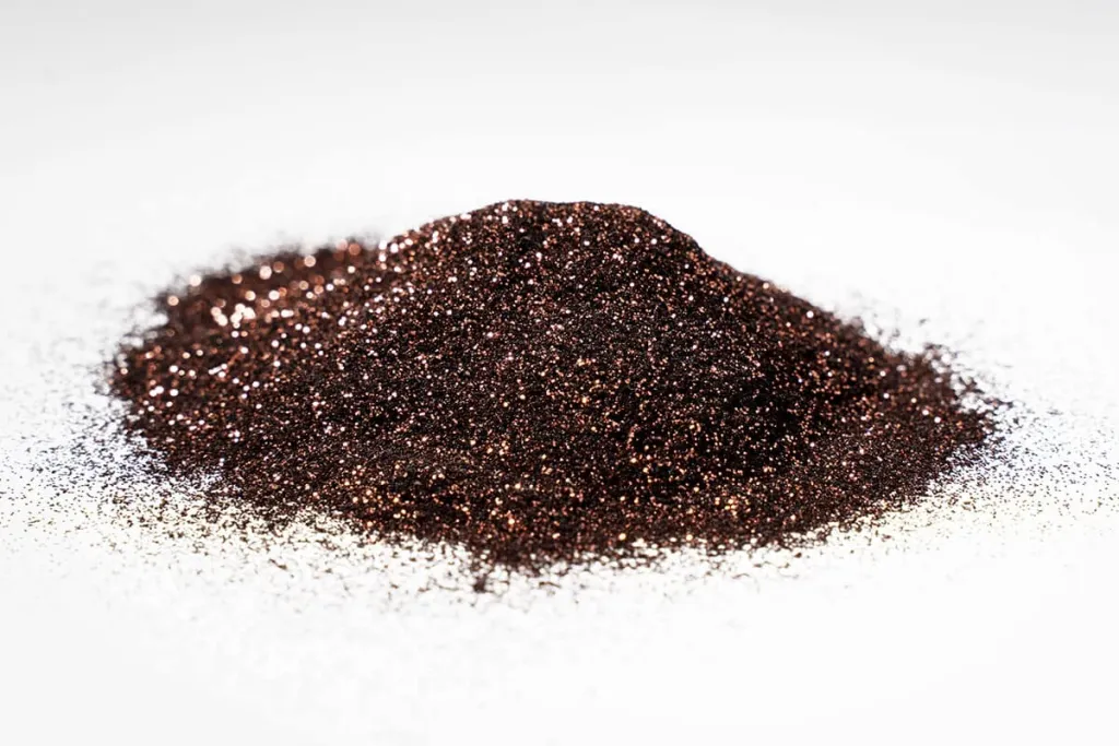 Glitter Paint pigment coffee