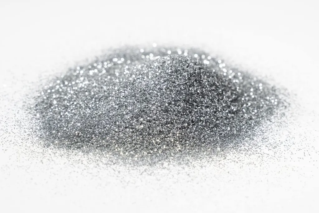 Glitter Paint pigment silver