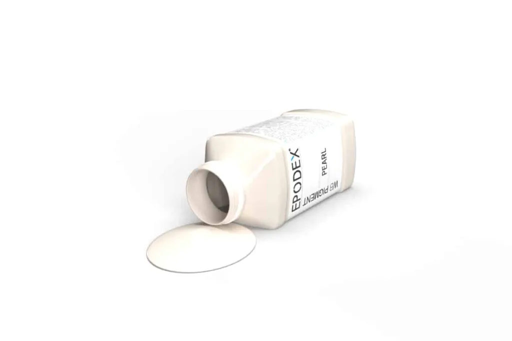 Colour pigment pearl