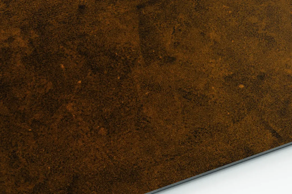 Polyurethane brush effect Paint flame