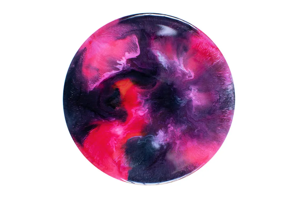 Alcohol ink Resin dye pink