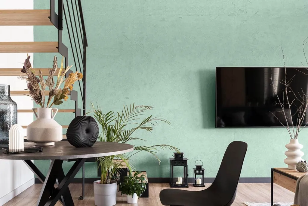 Microcement Floors wall pistacchio Microcement Floors wall pistacchio