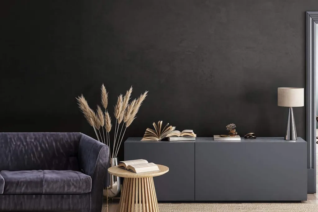 Microcement wall wall jet