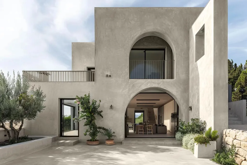 Microcement Floors outdoors facade EPODEX