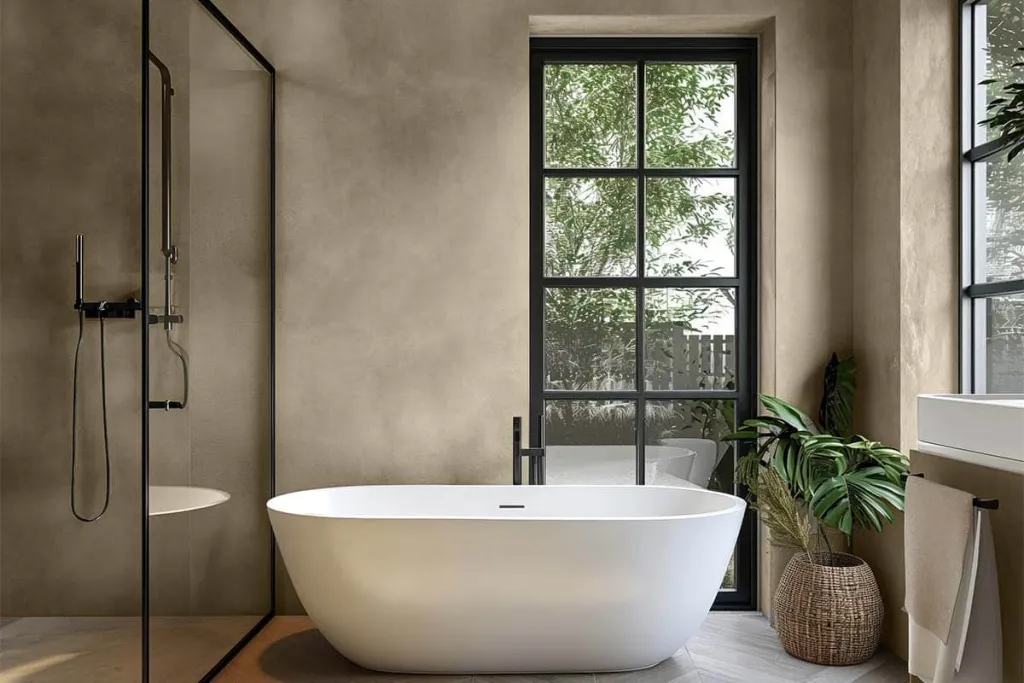 Microcement Floors bathroom EPODEX