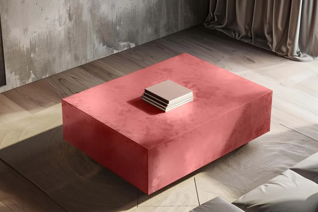 Microcement furniture rose EPODEX
