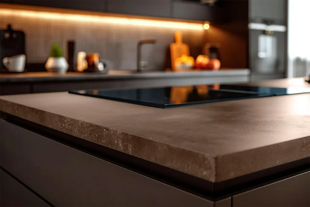 Microcement furniture terra brown EPODEX Microcement furniture terra brown EPODEX