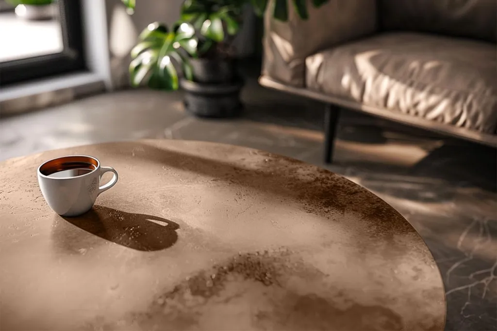 Microcement Floors furniture nougat