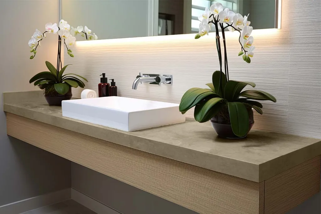 Microcement Floors furniture olive