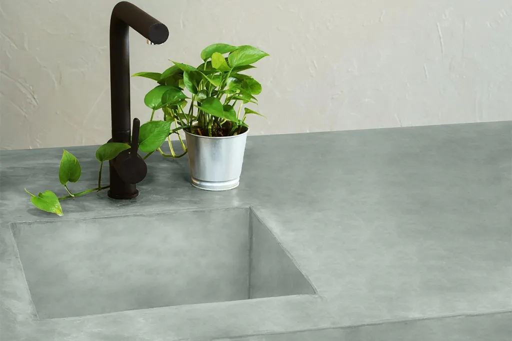 Microcement Floors furniture sage