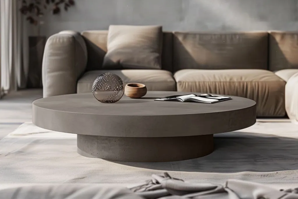 Microcement Floors furniture taupe