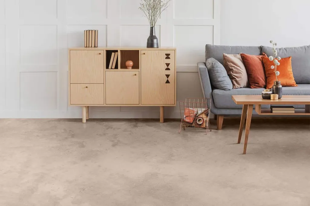 Microcement flooring Floors cappuccino