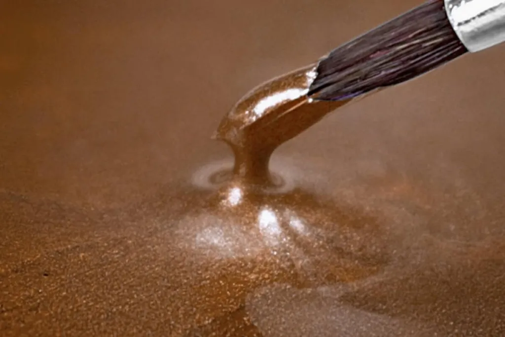 Epoxy Resin metallic coffee brown