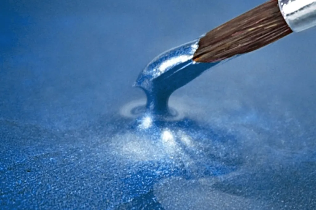Epoxy Resin metallic olympic blue