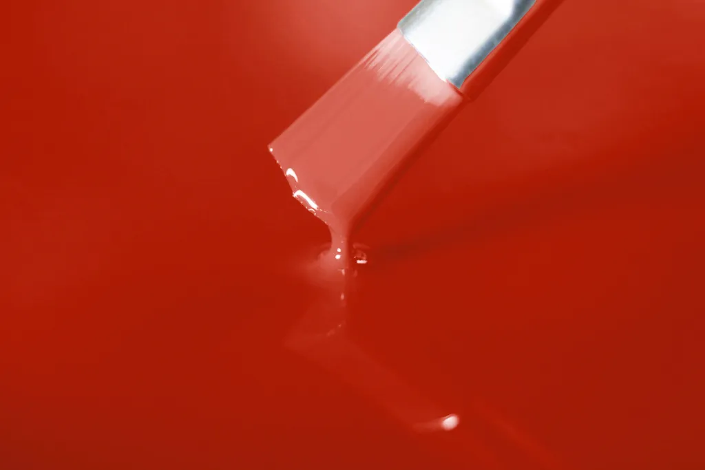 Epoxy Resin deep pour resin RAL traffic red