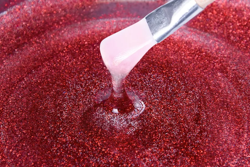 Epoxy Resin Glitter pigment red