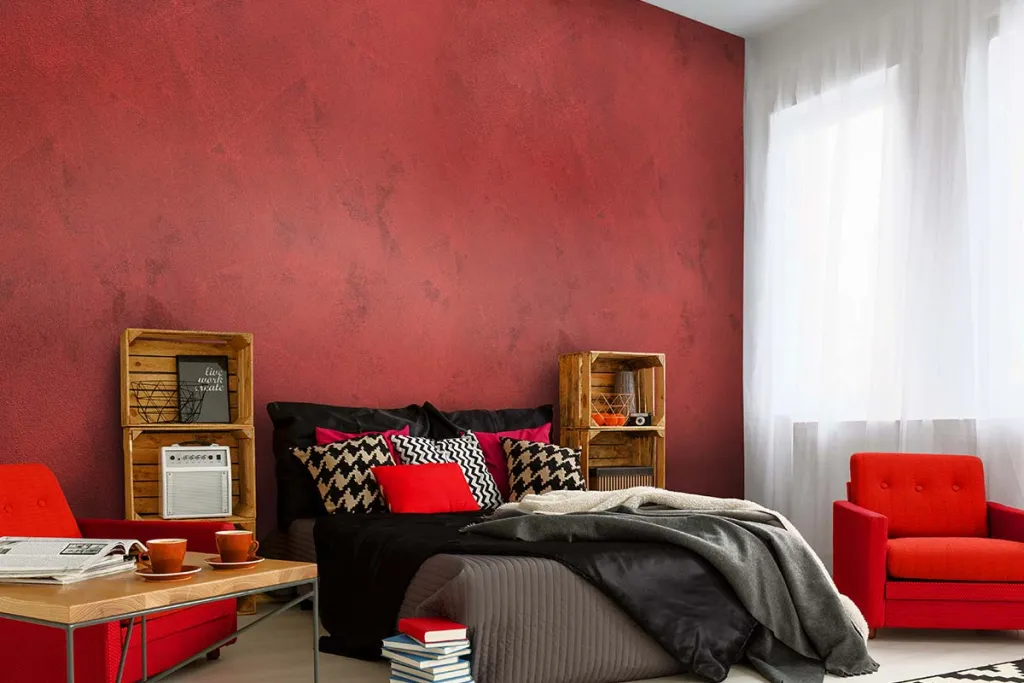 Metallic brush Interior paint carbon