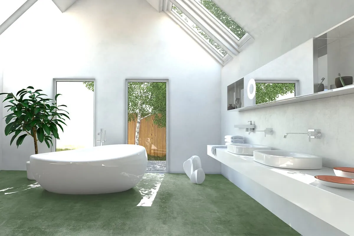 Concrete paint bathroom Concrete paint bathroom