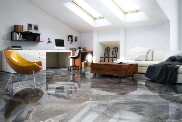 Epoxy Resin Floors platinumsilver irongrey