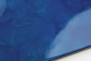 Epoxy Resin azure blue light blue