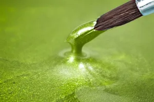 Epoxy Resin metallic jungle green