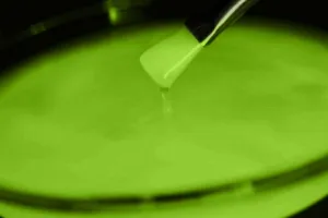 Glow in the dark yellow