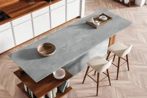 Microcement Floors furniture silver