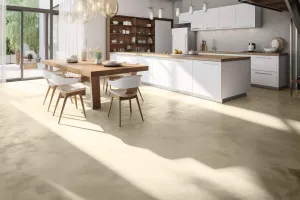 Beton cire microcement Floors ivory