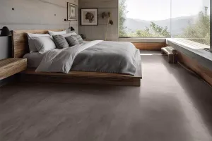 Microcement flooring taupe EPODEX
