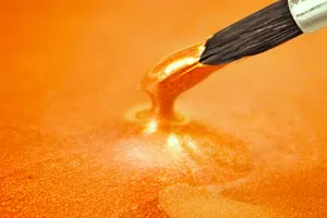 Epoxy Resin metallic terra orange