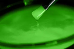 Glow in the dark green