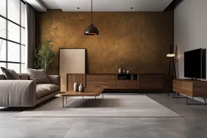 Havana bronze brush effect wall Paint