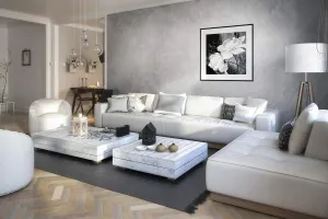 light platinium silver brush effect