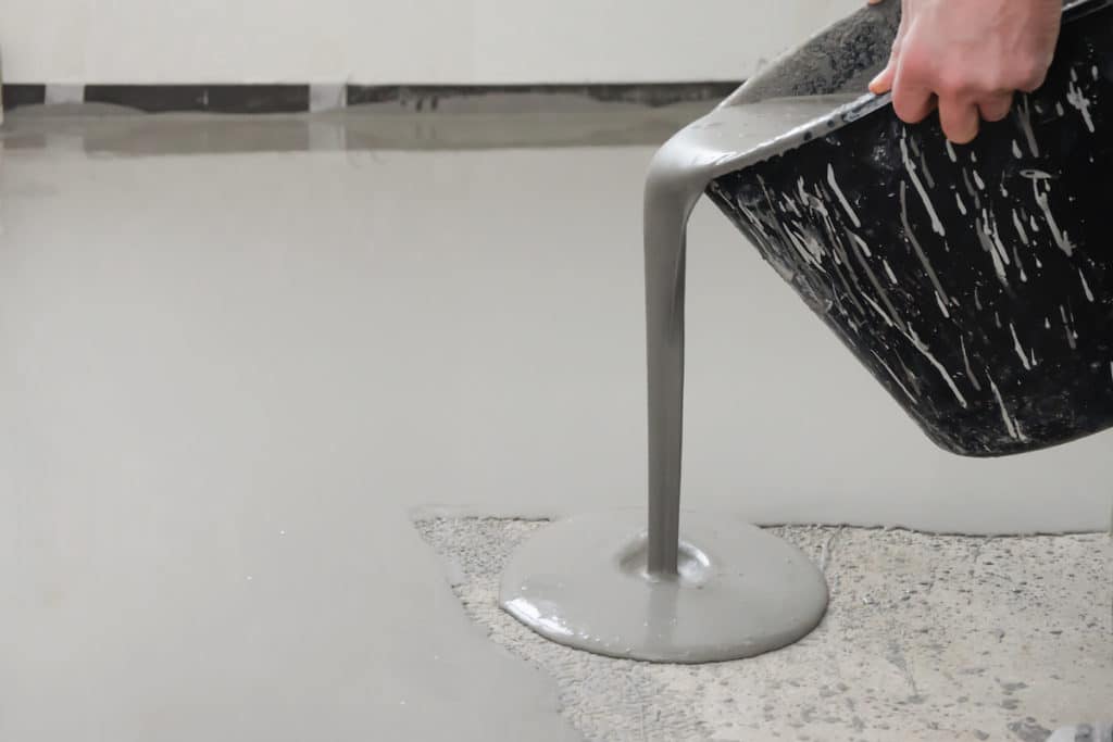 cast resin liquid floor