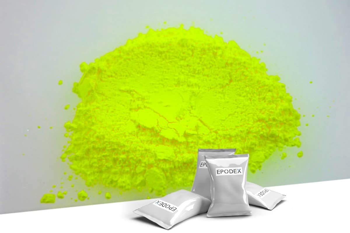 Yellow-Green Glow in the Dark Epoxy Color Powder by Pigmently