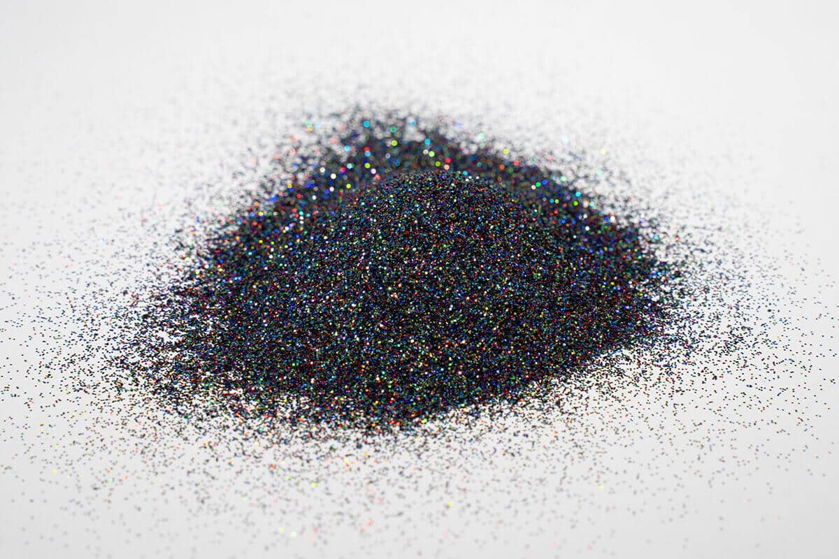 BLACK - Holographic Glitter Powder - EPODEX - USA