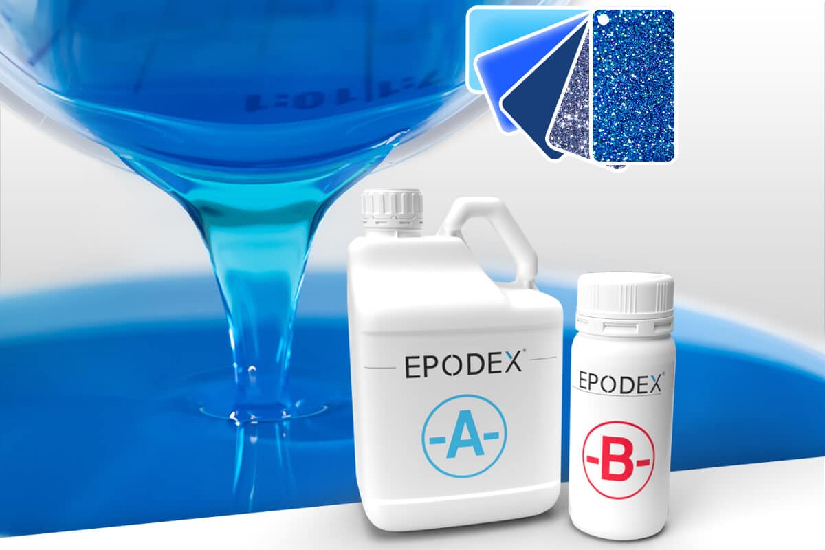 Blue Epoxy Resin Kits from EPODEX