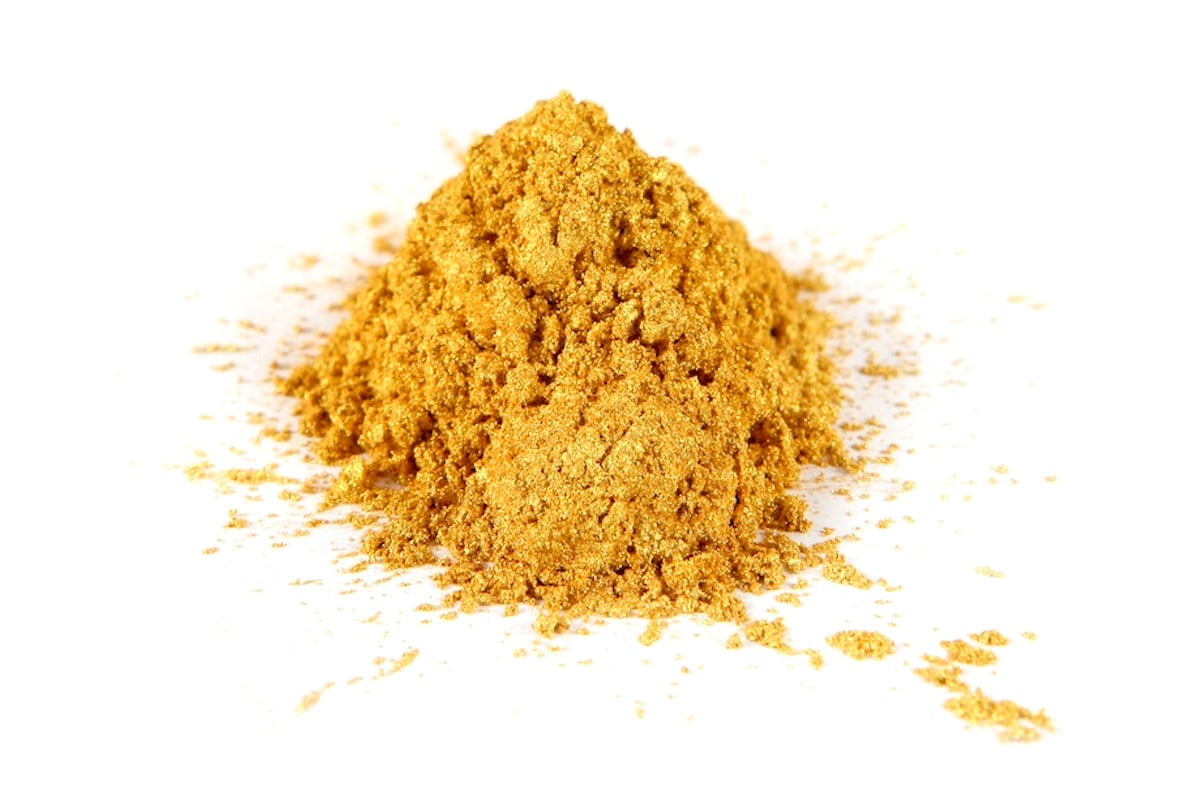 Yellow Gold Metallic Powder (PolyColor) Mica Powder for Epoxy Resin Kits,  Casting Resin, Tumblers, Jewelry, Dyes, and Arts and Crafts! (Color Pigment