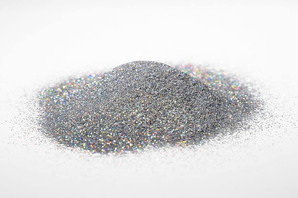 SILVER - Holographic Glitter Powder - EPODEX - USA