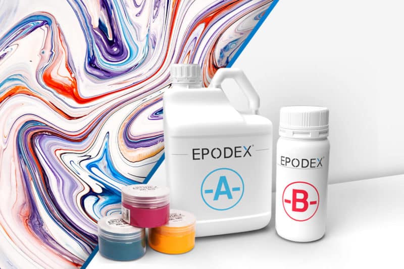 FR EPODEX® Résine époxy bicomposante Transparente Résine de