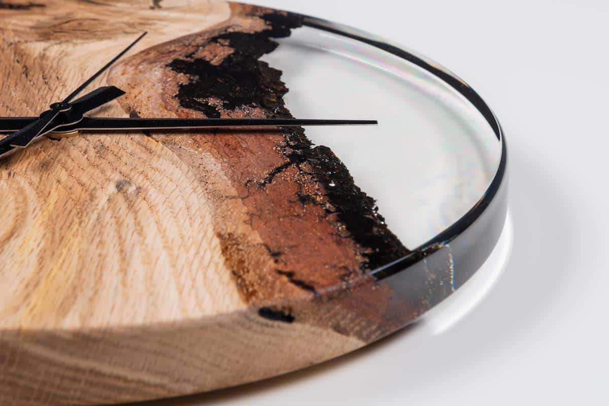 epoxy resin clock transparent-epoxy